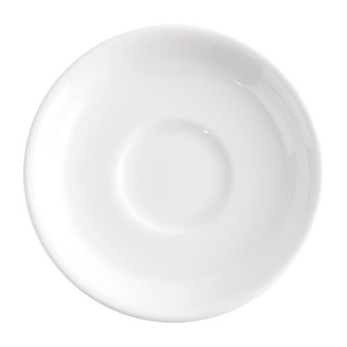 White Espresso Saucer - 4 1/2" (Box 24) (Direct)