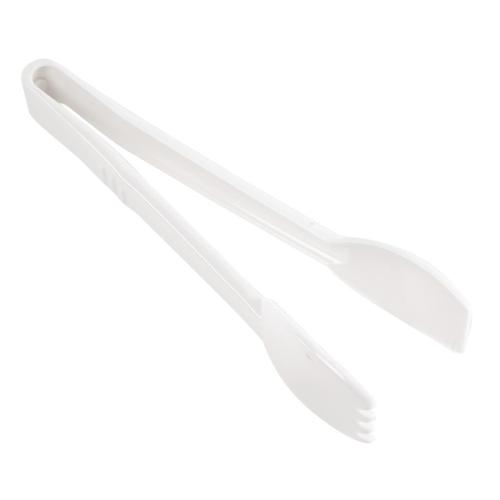 Vogue Food Tong White - 230mm 9"