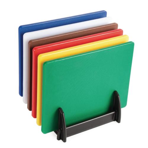 Sale Offer : Hygiplas Colour Coded Chopping Kit Boards W356 & Knives