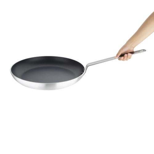 Vogue Frypan Non-Stick Teflon Platinum Plus Aluminium - 400x60mm 15 3/4x2 2/5"
