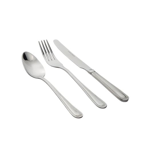 Olympia Bead Cutlery Sample Set 18/0 (Table Knife Table Fork Dessert Spoon)