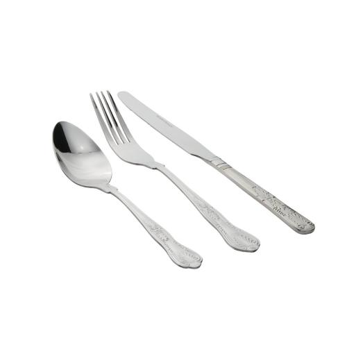 Olympia Kings Cutlery Sample Set 18/0 (Table Knife Table Fork Dessert Spoon)