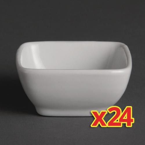 Olympia Miniature Rounded Square White 60x60mm Y137 (Box 24)