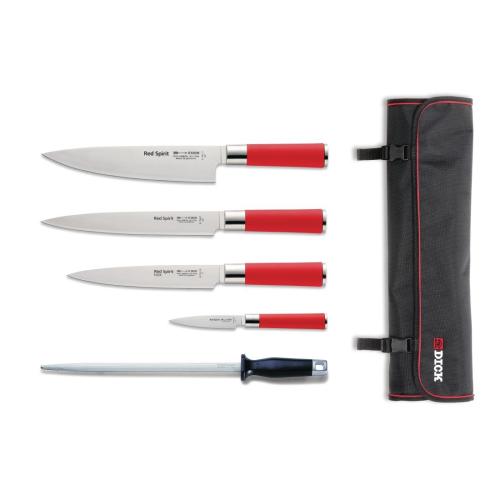 Dick Red Spirit 5 Piece Knife Set & Wallet