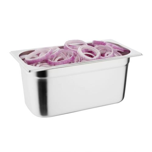 Vogue St/St GN Set - 3 x 1/3 with Lids 150mm