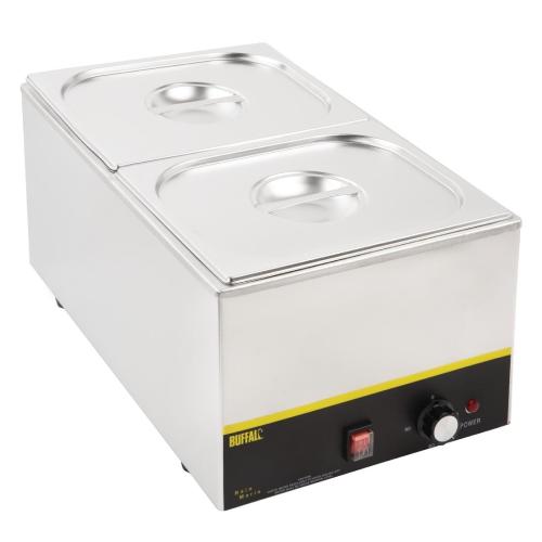 Vogue St/St GN Set - 2 x 1/2 with Lids 150mm