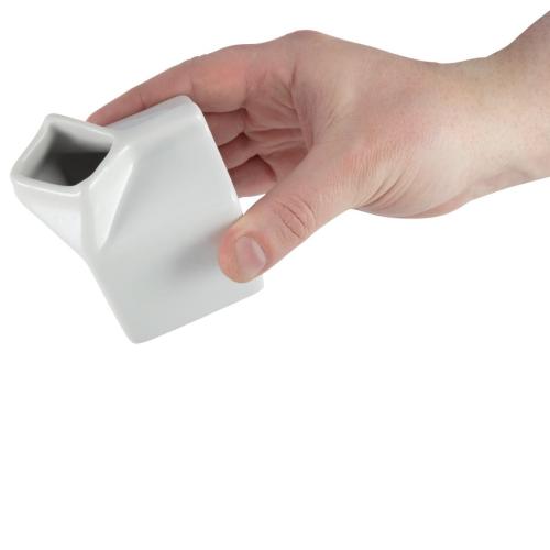 Olympia Whiteware Porcelain Milk Jug Carton - 145ml 5oz (Box 6)