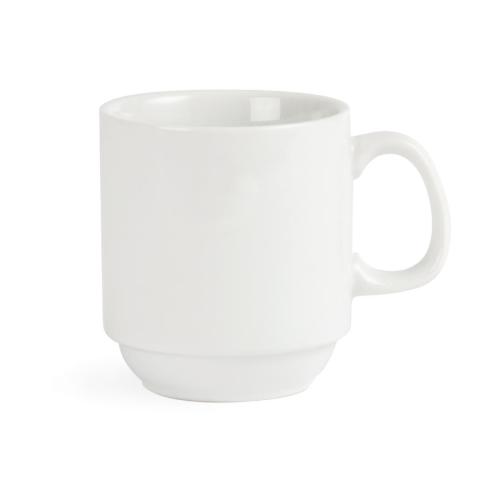 Olympia Whiteware Stacking Mug - 10oz (Box 36)