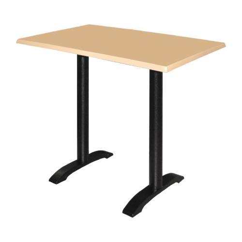 Bolero Cast Iron Twin Leg Table Base (Poseur Height)
