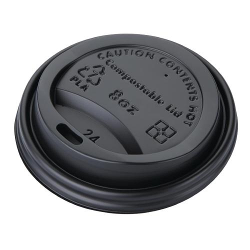 Fiesta Green Compostable Hot Cups & Lids Bundle 225ml 8oz (Pack 50)