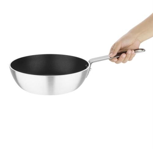 Vogue Saute Pan Non-Stick Teflon Platinum Plus Aluminium- 240x70mm 9 1/2x2 3/4"