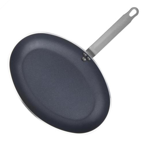 Vogue Oval Frypan Non-Stick Teflon Platinum Plus Aluminium - 360mm 14"