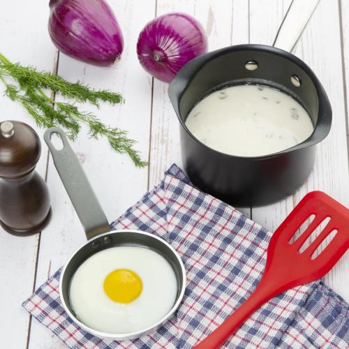 Vogue Blinis Frypan Aluminium Teflon Platinum Plus 120x20mm 4 3/4x0 3/4"