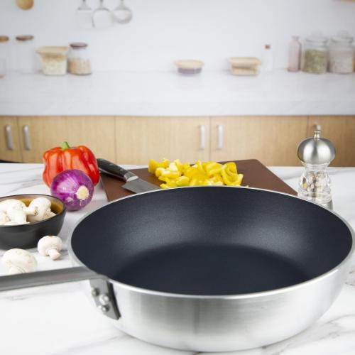Vogue Saute Pan Non-Stick Teflon Platinum Plus Aluminium - 320mm 12 5/8"