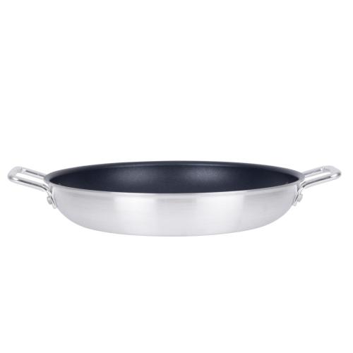 Vogue Paella Pan Non-Stick Teflon Platinum Plus - 350x65mm 13 3/4x2 1/2"
