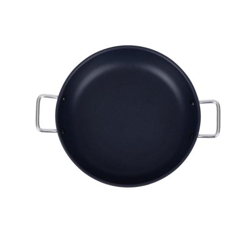 Vogue Paella Pan Non-Stick Teflon Platinum Plus - 350x65mm 13 3/4x2 1/2"