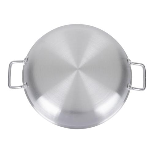 Vogue Paella Pan Non-Stick Teflon Platinum Plus - 350x65mm 13 3/4x2 1/2"