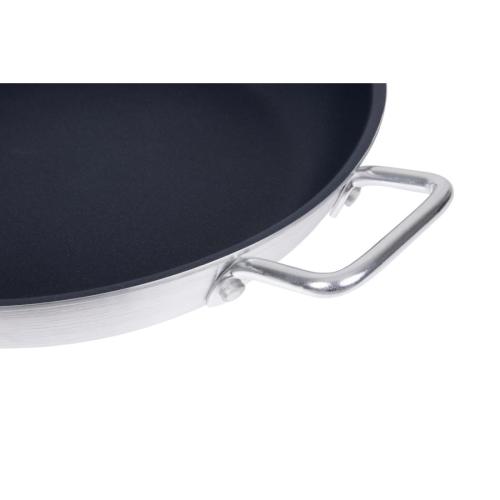 Vogue Paella Pan Non-Stick Teflon Platinum Plus - 350x65mm 13 3/4x2 1/2"