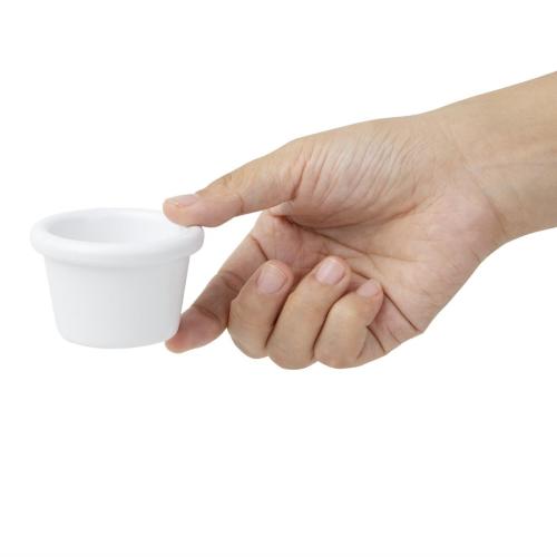 Olympia Kristallon Melamine Ramekin Plain White 43ml (Box 12)