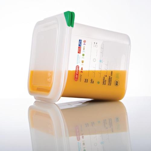 Araven Food Containers with Lids - GN 1/6 2.6Ltr (Box 4)