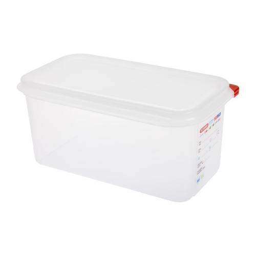 Araven Food Containers - GN 1/3 6Ltr with Lids (Box 4)