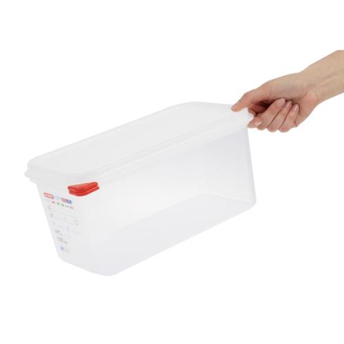 Araven Food Containers - GN 1/3 6Ltr with Lids (Box 4)