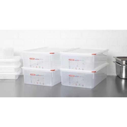 Araven Food Containers with Lids - GN 1/1 21Ltr (Box 4)