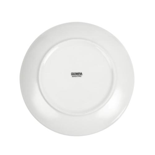 Olympia Whiteware Coupe Plate - 200mm (Box 12)