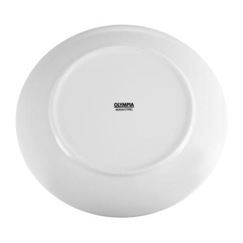 Olympia Whiteware Coupe Plate - 250mm (Box 12)