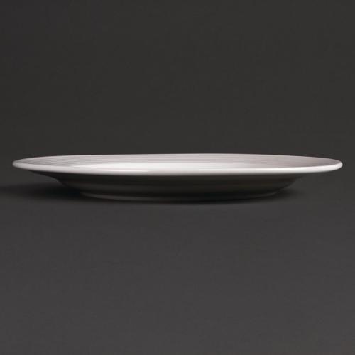 Olympia Linear Wide Rimmed Plate - 310mm 12" (Box 6)