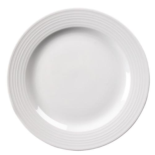 Olympia Linear Wide Rimmed Plate - 310mm 12" (Box 6)