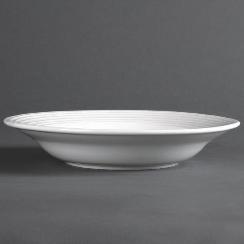 Olympia Linear Pasta Plate - 230mm 9" (Box 12)