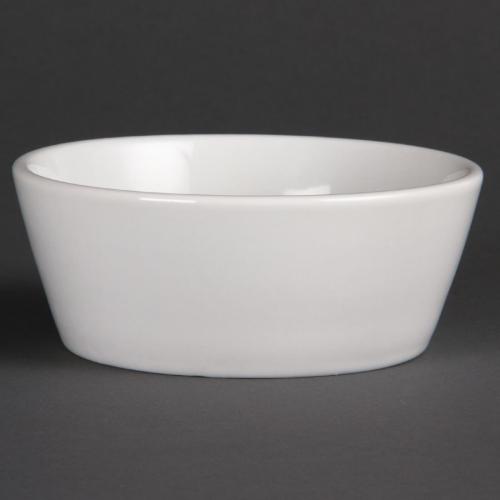 Olympia Whiteware Sloping Edge Bowl - 120mm (Box 12)