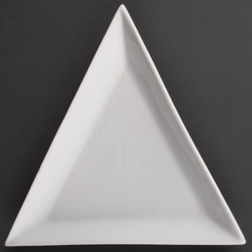Olympia Whiteware Triangle Plate - 180mm 7" (Box 12)