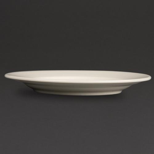 Olympia Ivory Wide Rimmed Plate - 150mm 6" (Box 12)