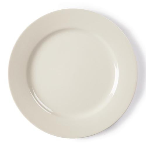 Olympia Ivory Wide Rimmed Plate - 230mm 9" (Box 12)