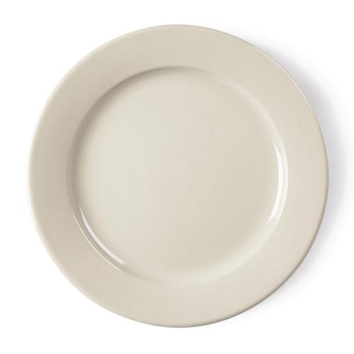Olympia Ivory Wide Rimmed Plate - 250mm 10" (Box 12)