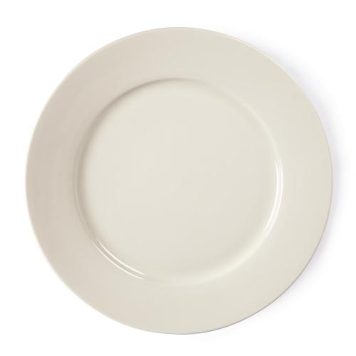 Olympia Ivory Wide Rimmed Plate - 310mm 12" (Box 6)