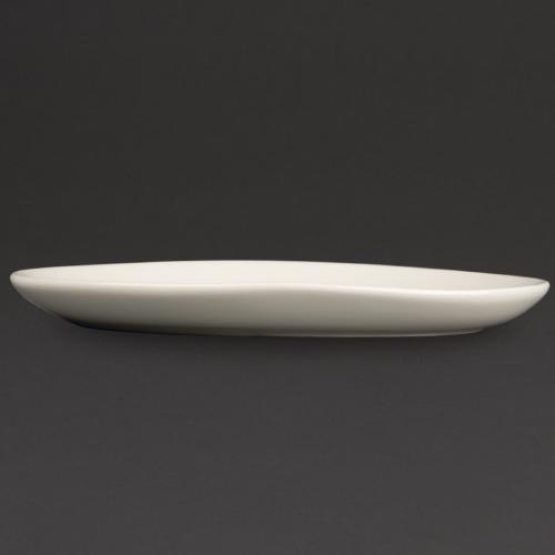 Olympia Ivory Oval Coupe Plate - 200mm 8" (Box 12)