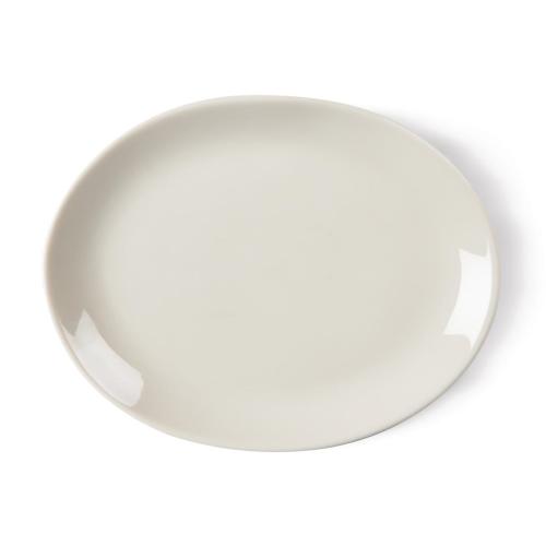Olympia Ivory Oval Coupe Plate - 200mm 8" (Box 12)
