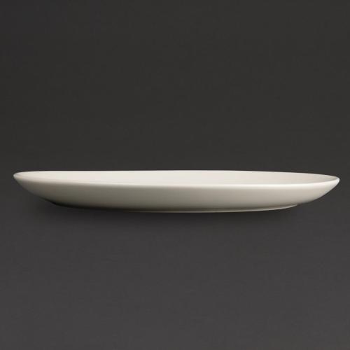Olympia Ivory Oval Coupe Plate - 330mm 13" (Box 6)