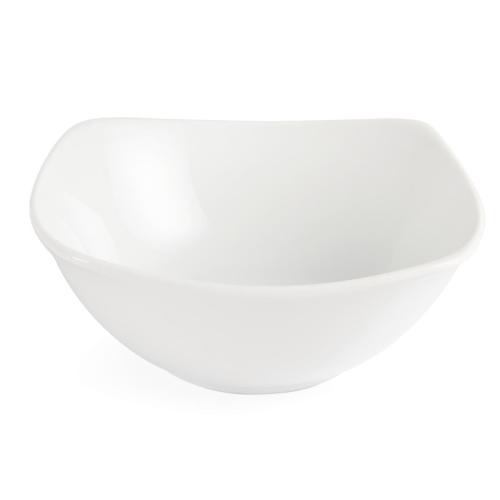 Olympia Whiteware Square Rounded Bowl - 140mm (Box 12)