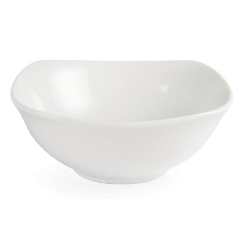 Olympia Whiteware Square Rounded Bowl - 180mm (Box 12)
