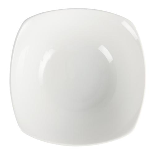 Olympia Whiteware Square Rounded Bowl - 180mm (Box 12)