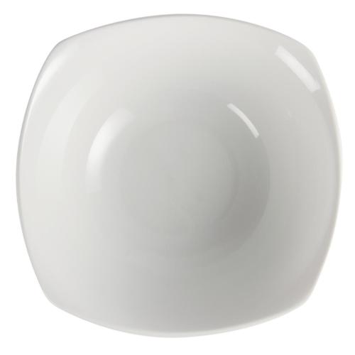 Olympia Whiteware Square Rounded Bowl - 220mm (Box 12)