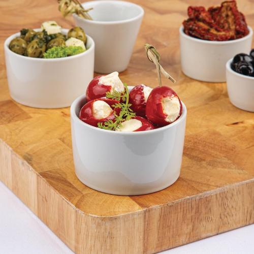 Olympia Whiteware Contemporary Ramekin - 185ml 6 1/5fl oz (Box 12)