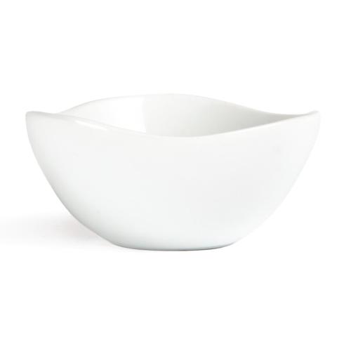 Olympia Whiteware Wavy Bowl White - 100mm (Box 12)