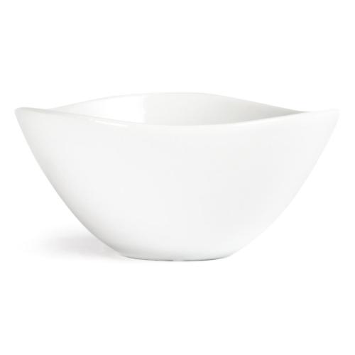 Olympia Whiteware Wavy Bowl White - 150mm (Box 12)