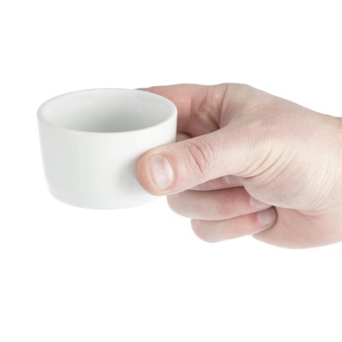 Olympia Whiteware Contemporary Ramekin - 80ml 2 7/10fl oz (Box 12)