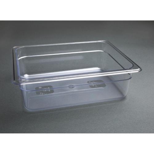 Vogue Clear Polycarbonate - GN 1/2 100mm